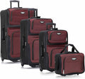 Travel Select Amsterdam 4-Piece Softside Expandable Rolling Luggage Set by Travel+Select