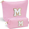 YOOLIFE Mothers Day Gifts for Women Girls- Pink Preppy Makeup Bag Best Friend by YOOLIFE