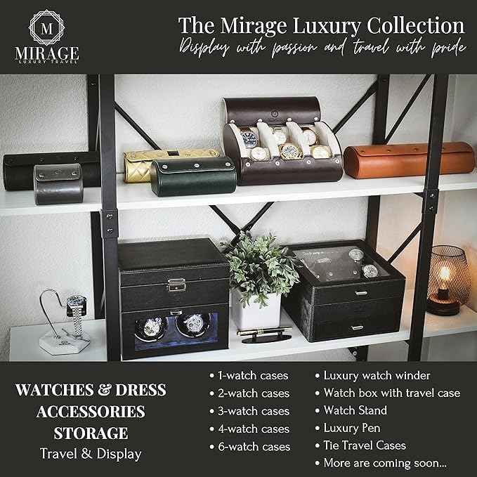Watch Roll Case for Travel 6 slot Watches Organizer - Image 7