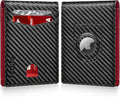 RUNBOX AirTag-Wallet-Mens-Slim-RFID Blocking Wallets Leather by RUNBOX