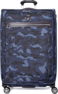 Travelpro Platinum Elite Softside Expandable Checked Luggage, 8 Wheel Spinner by Travelpro