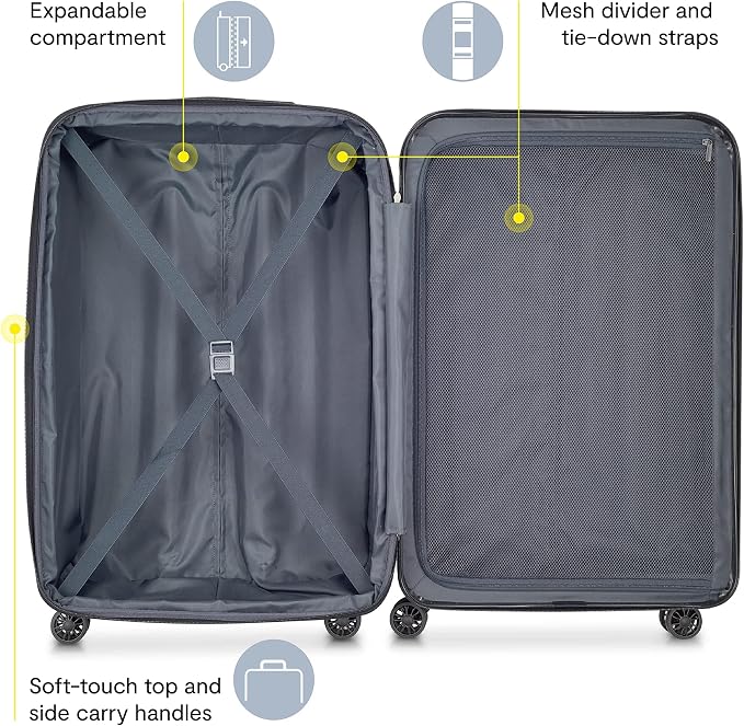 Delsey Luggage Helium Aero, International Carry On Luggage, Front Pocket Hard - Image 2