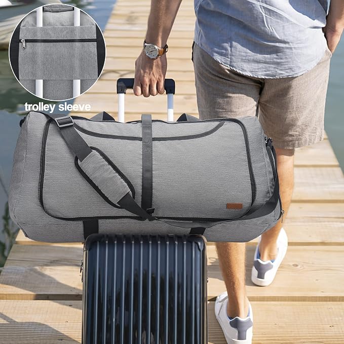 120L Duffle Bag for Travel, Large Foldable Waterproof Travel Duffel Bags - Image 9