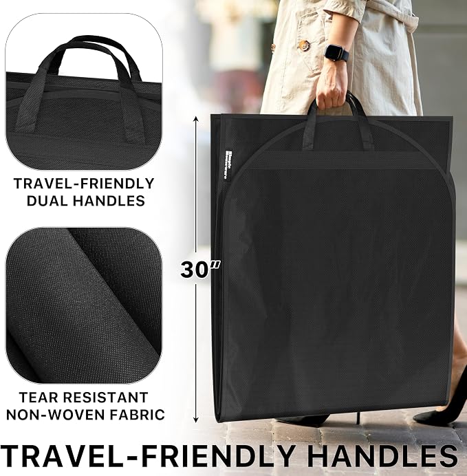 Simple Houseware 60-Inch Travel Garment Bag - Image 5
