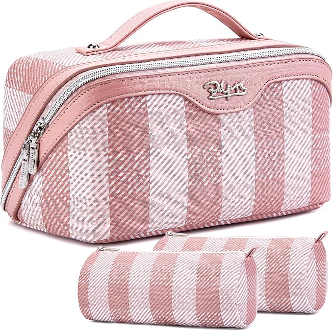 BOYATU Makeup Bag Travel Cosmetic Bag: 3 Pcs Set Portable Make up Bags by BOYATU