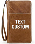 Top Grain Leather Customizable Travel Passport Wallet Holder by CataPurusLeatherCrafts