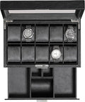 ROTHWELL 10-Slot Watch Box in Leather by RothwellSanFrancisco
