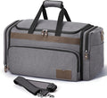 SHOWKOO Duffle Bag for Travel 60L Expandable Canvas Travel Bag Durable Vintage by SHOWKOO