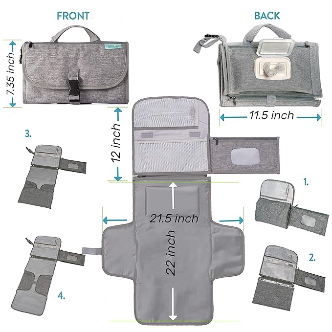 Kopi Baby Portable Diaper Changing Pad - Image 5