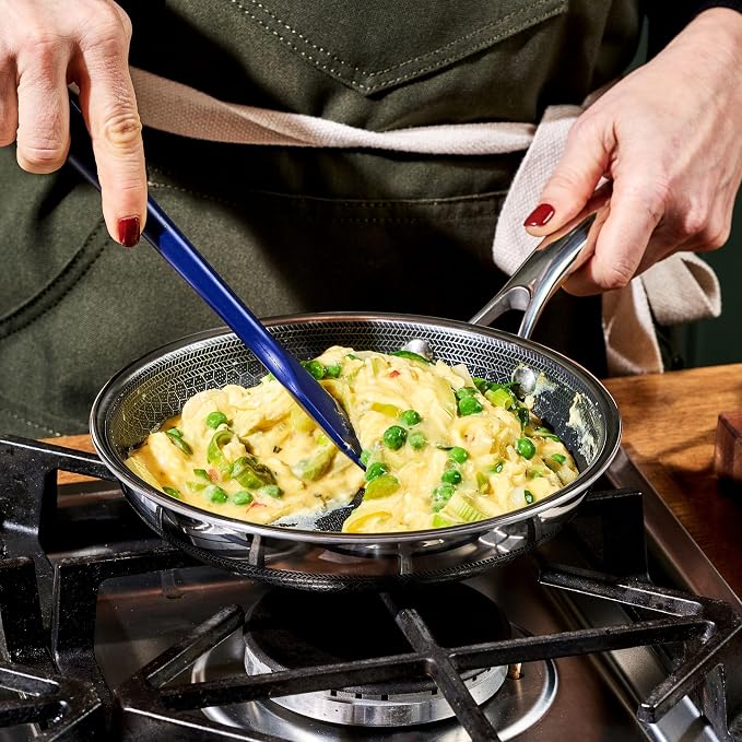 HexClad Hybrid Nonstick 8-Inch Frying Pan, Stay-Cool Handle, Dishwasher-Friendly - Image 7