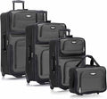 Travel Select Amsterdam 4-Piece Softside Expandable Rolling Luggage Set by Travel+Select