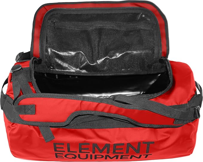 Element Equipment Trailhead Duffel Bag Shoulder Straps Waterproof Red Medium - Image 7