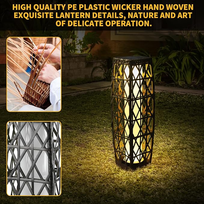 Solar Floor Lamp, Outdoor Floor Lamp, Solar Lanterns Outdoor Waterproof - Image 4