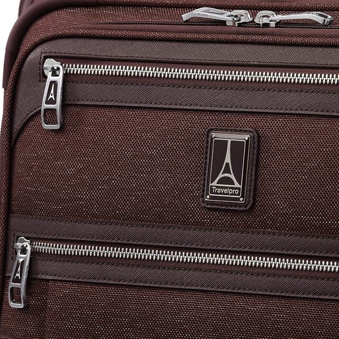 Travelpro Platinum Elite Softside Expandable Carry on Luggage, 8 Wheel Spinner - Image 2